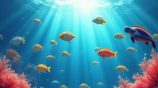 Animación de criaturas marinas en 3D para un documental