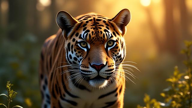 Experiencia de realidad virtual con un jaguar